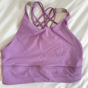 Lululemon Free to Be Serene Bra Longline in Wisteria Purple